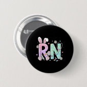 RN Osterhase Krankenschwester Registered Nursing M Button (Vorne & Hinten)