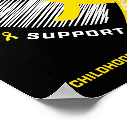 RN Pädiatrischer Onkologe Kinderkrebs Poster (Ecke)