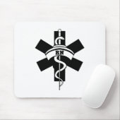 RN pflegt medizinisches Symbol Mousepad (Mit Mouse)