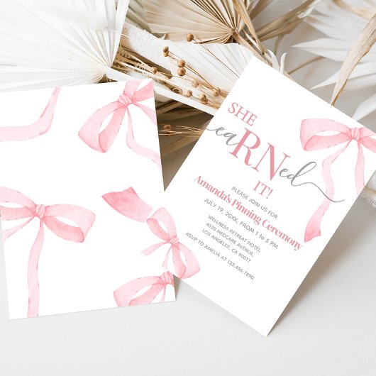 RN Pinning Graduation Party Einladung