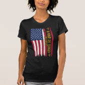 Rn Primary Care Telehealth Nurse American Flag T-Shirt (Vorderseite)