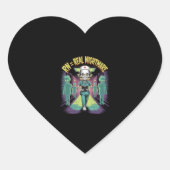 RN = Real Nightmare Halloween Nurie Herz-Aufkleber (Vorderseite)