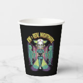 RN = Real Nightmare Halloween Nurie Pappbecher (Vorderseite)