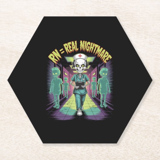 RN = Real Nightmare Halloween Nurie Untersetzer (Vorderseite)