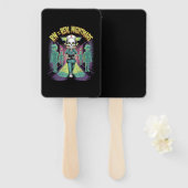 RN = Real Nightmare Halloween Nurse Fächer (Vorne und Hinten)