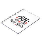 RN Real Noble Floral Ornamental Art Notizblock (Linke Seite)