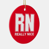 RN Really Nice Keramik Ornament (Rechts)