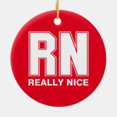 RN Really Nice Keramik Ornament (Hinten)