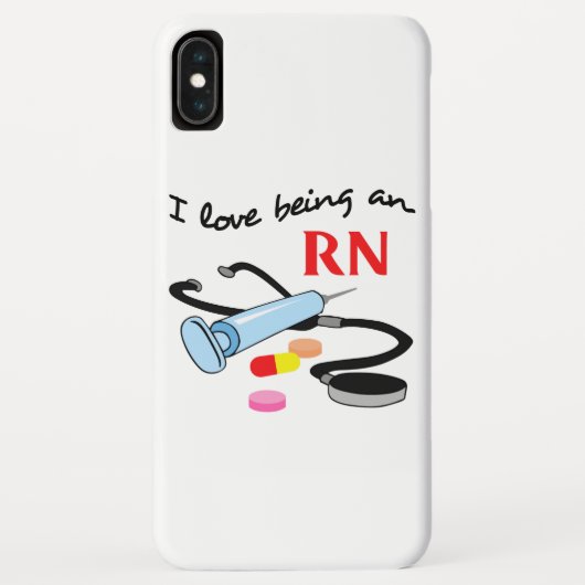 RN Registered Nurse Case-Mate iPhone Hülle (Rückseite)