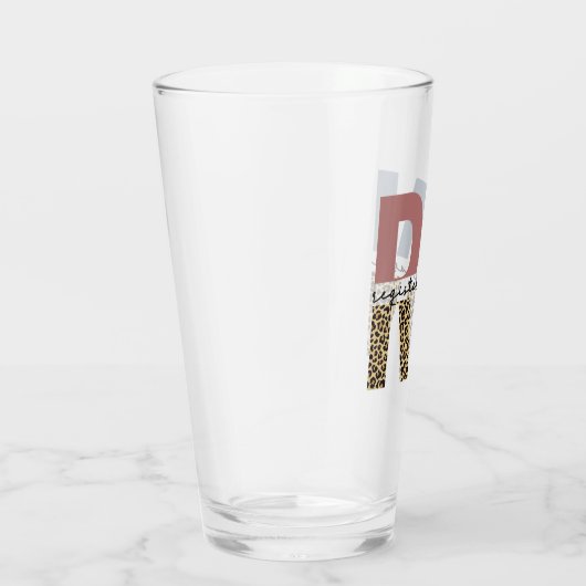 RN Registered Nurse Cheetah Print Nurse Abschluss Glas (Rechts)