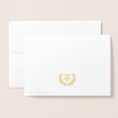 RN Registered Nurse EaRNed Nursing Gratulation Folienkarte (Rückseite mit Umschlag)