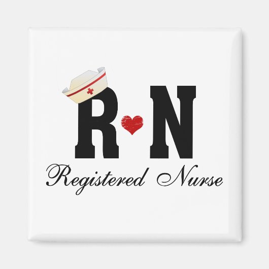 RN Registered Nurse Magnet (Vorne)