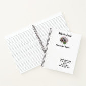 RN Registered Nurse Spiral Notebook Notizblock (Innenseite)