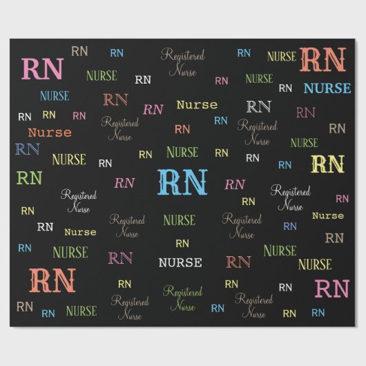 RN (REGISTRIERTES NURSE) Packpapier (Flach)