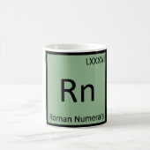 Rn - Roman Numerals Chemistry Periodic Table Kaffeetasse (Mittel)