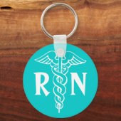 RN Schlüsselanhänger der Krankenschwester mit Kadu (Vorderseite)