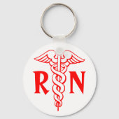 RN Schlüsselanhänger der Krankenschwester mit Kadu (Vorderseite)