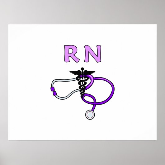 RN Stethoscope Poster (Vorne)