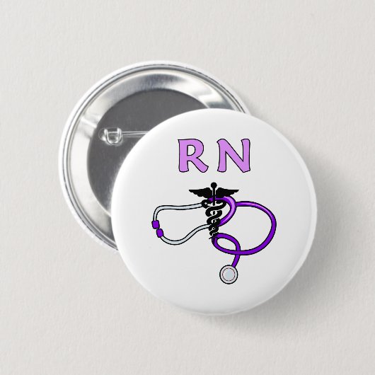 Rn-Stethoskop Button (Vorne & Hinten)