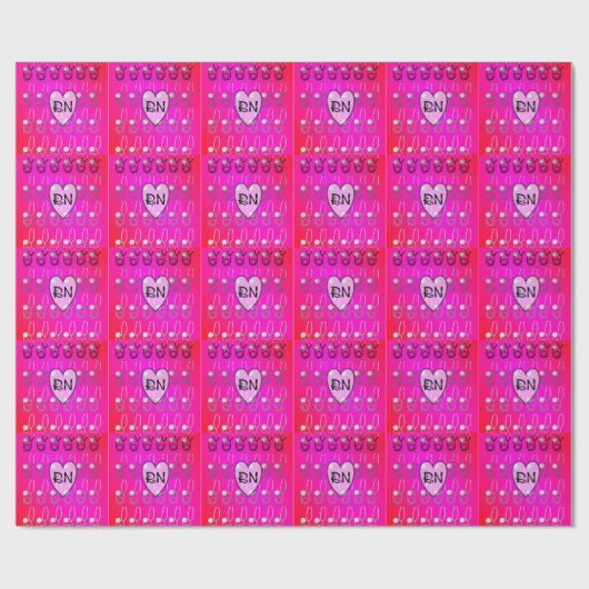 Rn-Stethoskop-Entwurf Geschenkpapier (Flach)