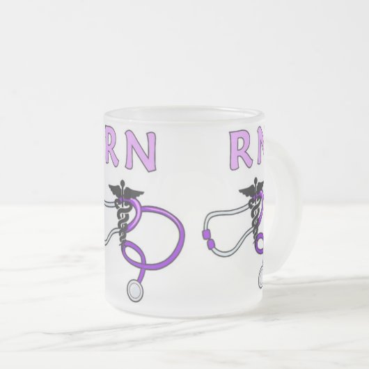 RN Stethoskop Mattglastasse (VorderseiteRechts)