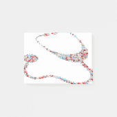 RN Stethoskop Post-it Klebezettel (Vorderseite)