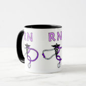RN Stethoskop Tasse (Vorderseite Links)