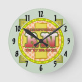 RN-Uhr Runde Wanduhr (Vorderseite)