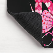 Rn Valentine Coquette Bow Stethoscope Nurse Girl W Mousepad (Ecke)