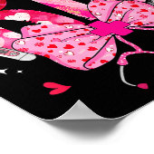 Rn Valentine Coquette Bow Stethoscope Nurse Girl W Poster (Ecke)