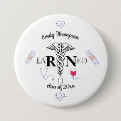 RN verdient Button (Vorderseite)