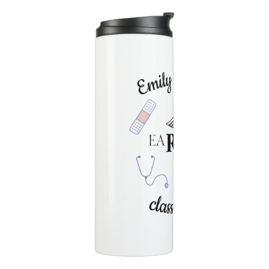 RN verdient Thermosbecher (Nach links gedreht)