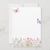 RN Wildblume Abschluss Pinning Einladung (Rückseite)