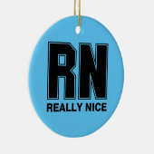 RN Wirklich Nice Keramik Ornament (Rechts)