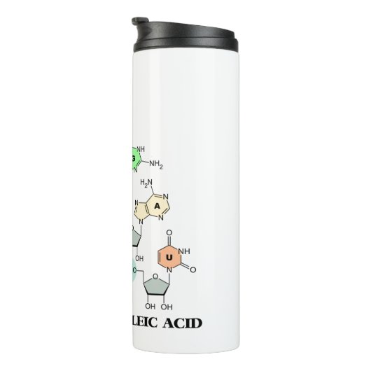 RNA Die andere nucleinsäurehaltige chemische Struk Thermosbecher (Nach rechts gedreht)