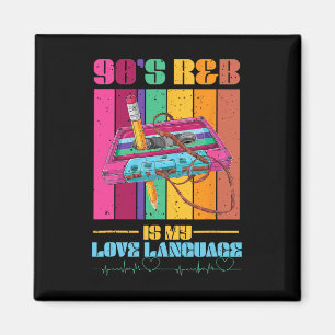 Rnb Music Lover für Men Women Girl aus den 90er Ja Magnet