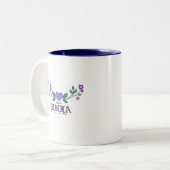 RNFA Querstich-Druck Zweifarbige Tasse (Vorderseite Links)