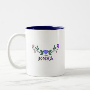 RNFA Querstich-Druck Zweifarbige Tasse
