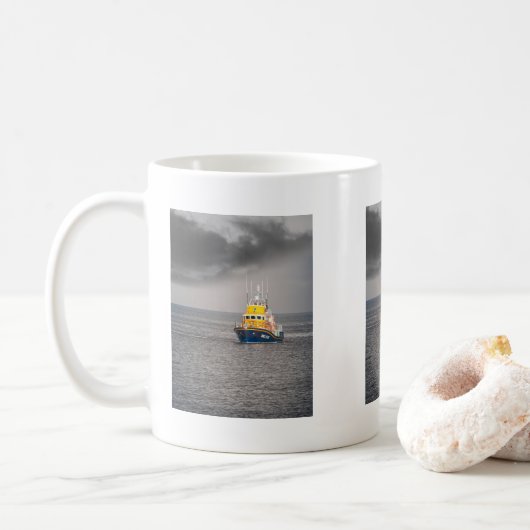 RNLI Lifeboat Kaffeetasse (Mit Donut)