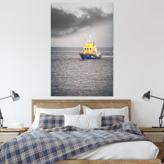 RNLI Lifeboat Leinwanddruck (Insitu (Schlafzimmer))