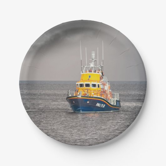 RNLI Lifeboat Pappteller (Vorderseite)