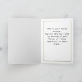 RNLI-Rettungsboot auf Isle of Islay, Schottland-Ka Karte (Innenseite)