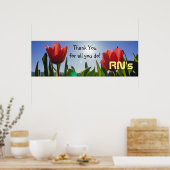 RNs Dankeschön-Poster drucken Nurse's Week Nursing Poster (Küche)