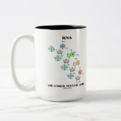 RNS die andere Nukleinsäure (chemische Struktur) Zweifarbige Tasse (Links)
