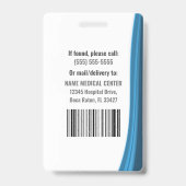 RNs Nurse-ID-Abzeichen für benutzerdefinierte Mita Ausweis (Back)