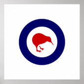 Rnzaf roundel, Neuseeland Poster (Vorne)