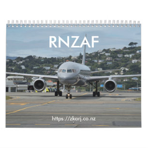 RNZAF - ZK-ARJ (Medium, Monat mit 2 Seiten) Kalender