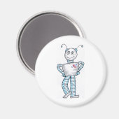 Ro bott magnet (Vorderseite/Rückseite)