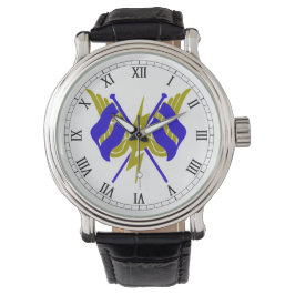 RO Gemischte Abzeichen Armbanduhr