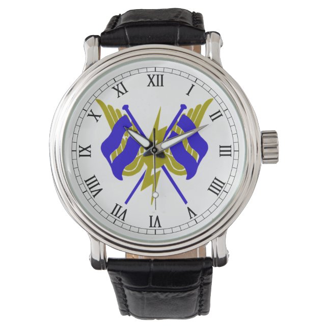 RO Gemischte Abzeichen Armbanduhr (Vorderseite)